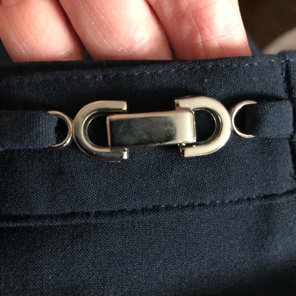 Conrad C collection deep navy tailored classic pant - Picture 2 of 3